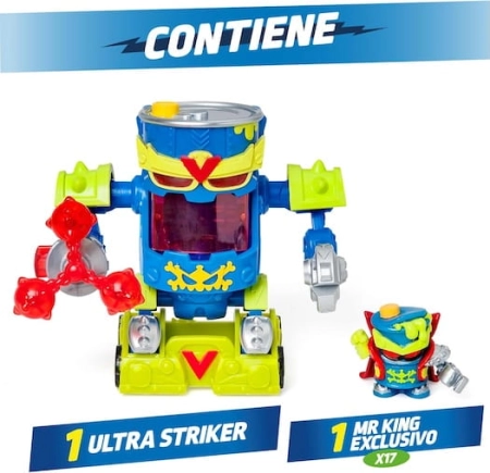 SUPERTHINGS Kazoom Power Mission Ultra Striker Robot Mr. King