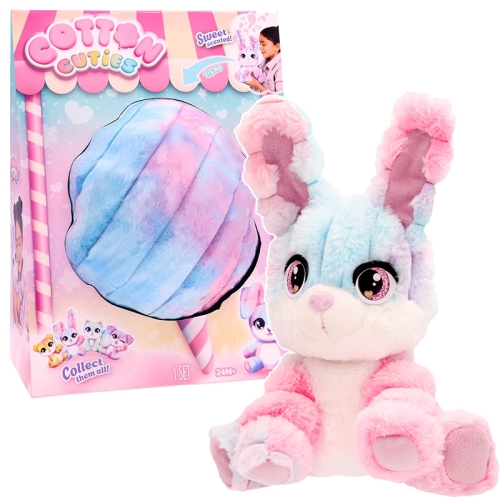 Maskotka Cotton Cuties z Zapachem Waty Cukrowej Króliczek 30 cm  .jpg